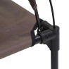 Lit pour chien surélevé Marron Métal 76 x 62 x 70.5 cm Pliable 