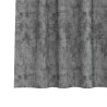 Rideaux en velours 2 pièces avec œillets gris 245x140 cm 