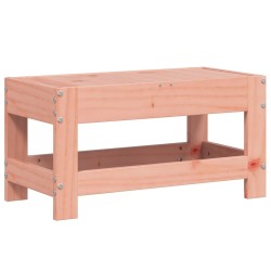 Repose-pied de jardin 62x30x32 cm bois massif de douglas 