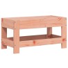 Repose-pied de jardin 62x30x32 cm bois massif de douglas 