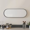 Miroir mural Noir 15x40 cm Ovale 