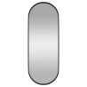 Miroir mural Noir 15x40 cm Ovale 