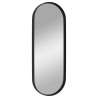 Miroir mural Noir 15x40 cm Ovale 