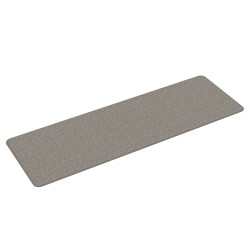 Tapis de couloir aspect sisal argenté 50x150 cm 