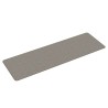 Tapis de couloir aspect sisal argenté 50x150 cm 