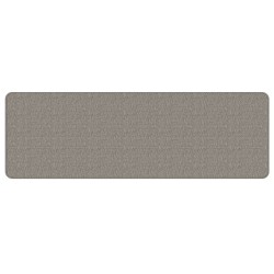 Tapis de couloir aspect sisal argenté 50x150 cm 