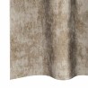 Rideaux en velours 2 pcs avec œillets Champagne 245 x 140 cm 