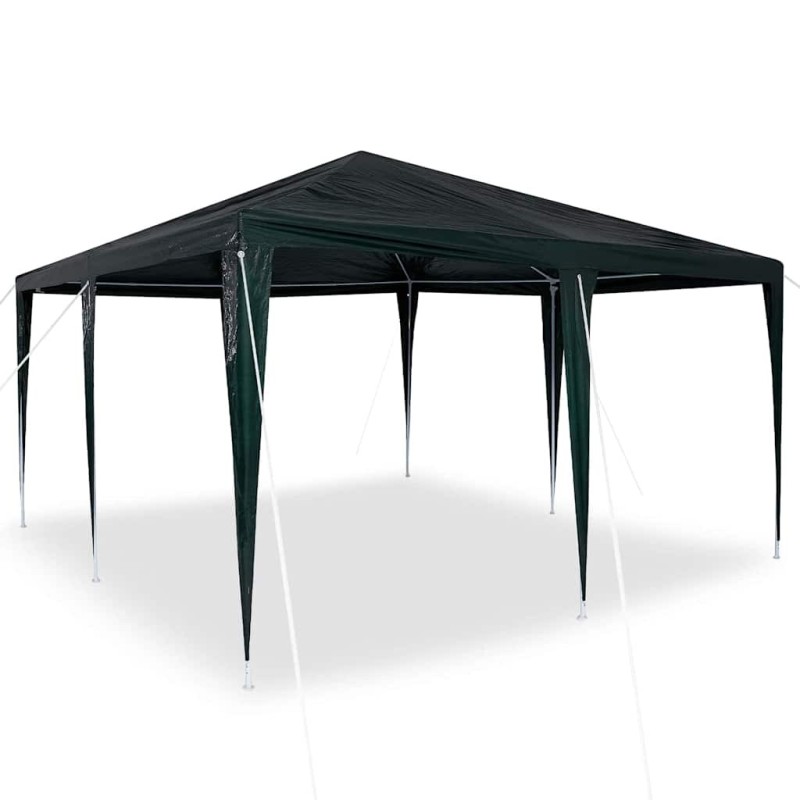 Tente de fête verte 4x4 m PE 
