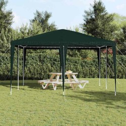 Tente de fête verte 4x4 m PE 