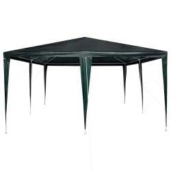 Tente de fête verte 4x4 m PE 