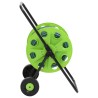 Chariot enrouleur vert avec jeu de raccords de tuyaux 1,9cm 30m 