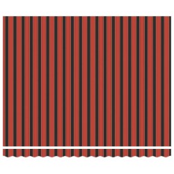 Store Manuel Rétractable Orange et Marron 350x250 cm 