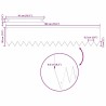 Bordures de jardin 50 pcs 100x0,5x20 cm Acier galvanisé 