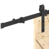 Porte coulissante et kit de quincaillerie 85x210 cm pin massif 