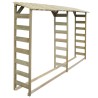 Abri de bois de chauffage 300 x 44 x 176 cm Pinède imprégnée 