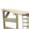 Abri de bois de chauffage 300 x 44 x 176 cm Pinède imprégnée 
