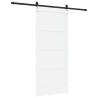 Porte coulissante avec quincaillerie 'ORKDAL'en pin blanc 