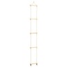 Échelle de corde pour enfants Bois massif et PE 30x168 cm 