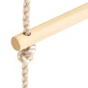 Échelle de corde pour enfants Bois massif et PE 30x168 cm 