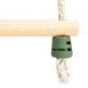 Échelle de corde pour enfants Bois massif et PE 30x168 cm 