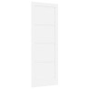Porte Intérieure "ORKDAL" Blanche 78x211x4 cm Bois Massif en Pin 
