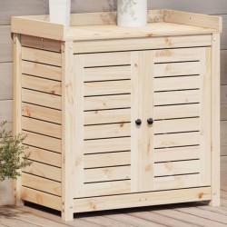 Table de rempotage et étagères 82,5x50x86,5 cm bois massif pin 