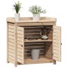 Table de rempotage et étagères 82,5x50x86,5 cm bois massif pin 