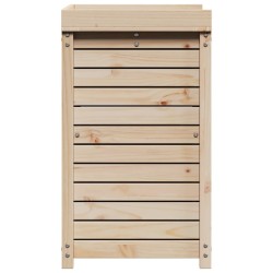 Table de rempotage et étagères 82,5x50x86,5 cm bois massif pin 