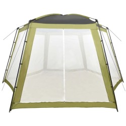 Tente de piscine Tissu 590x520x250 cm Vert 