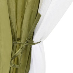 Tente de piscine Tissu 590x520x250 cm Vert 
