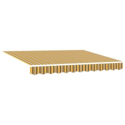 Store manuel rétractable Rayures Multicolores 300 x 250 cm 