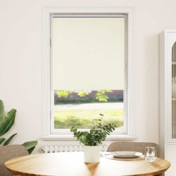 Store enrouleur occultant blanc cassé 70x130cm largeur du tissu 