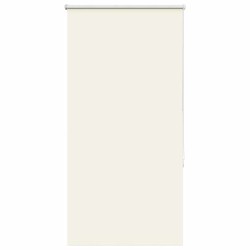 Store enrouleur occultant blanc cassé 70x130cm largeur du tissu 