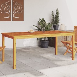 Table à manger de jardin 180x90x75 cm bois massif d'acacia 