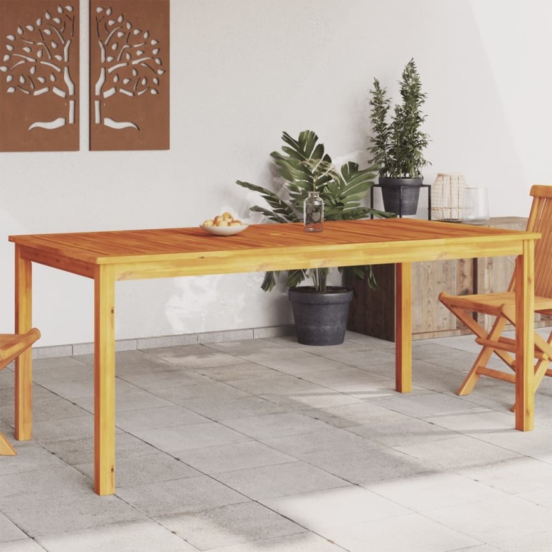 Table à manger de jardin 180x90x75 cm bois massif d'acacia Table à manger de jardin 180x90x75 cm bois massif d'acacia