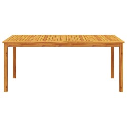 Table à manger de jardin 180x90x75 cm bois massif d'acacia 