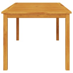 Table à manger de jardin 180x90x75 cm bois massif d'acacia 