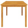 Table à manger de jardin 180x90x75 cm bois massif d'acacia 