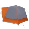 Tente Gris et orange Large Polyester 