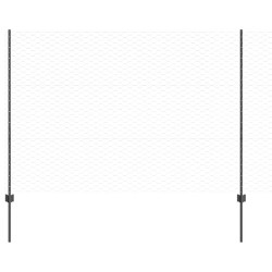 Pieux de Clôture 22 pcs U-Channel Gris 150 cm Acier 