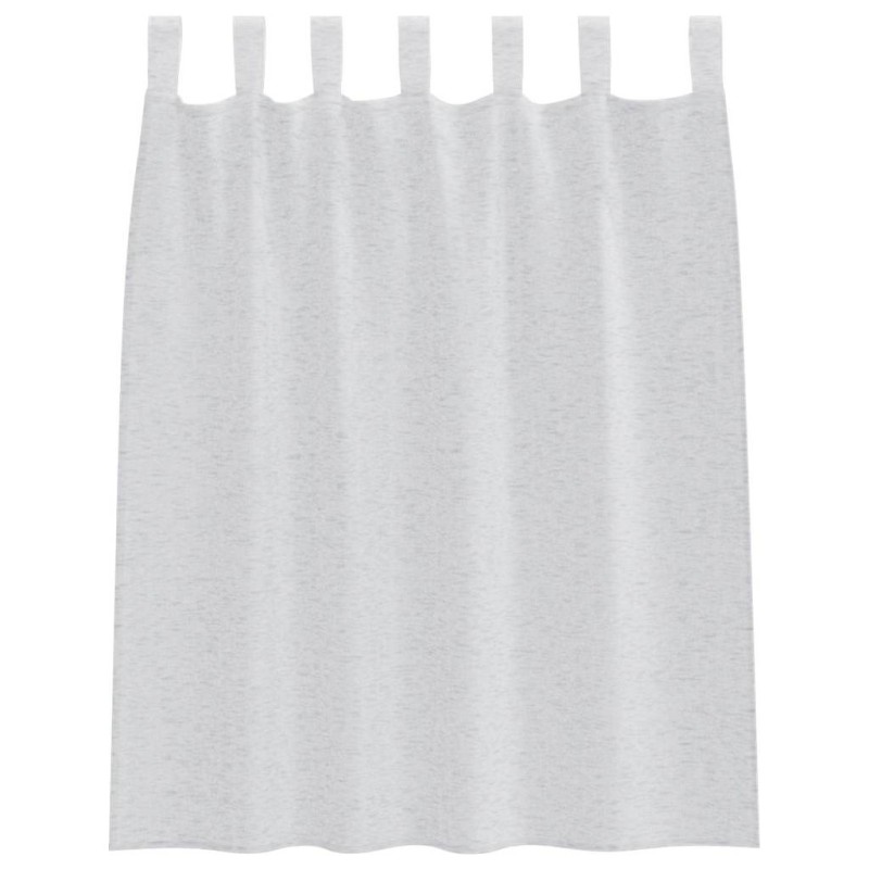 Rideaux 2 pcs Gris clair 140 x 140 cm Polyester 
