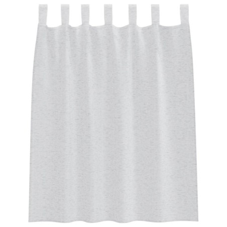 Rideaux 2 pcs Gris clair 140 x 140 cm Polyester 
