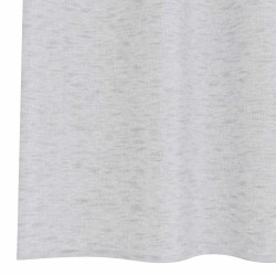 Rideaux 2 pcs Gris clair 140 x 140 cm Polyester 