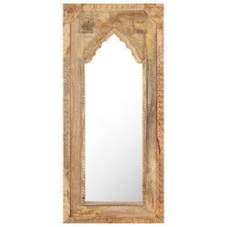 Miroir 50x3x110 cm Bois de manguier massif 
