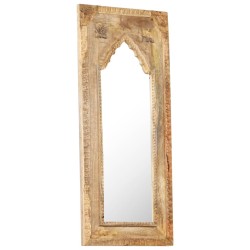 Miroir 50x3x110 cm Bois de manguier massif 