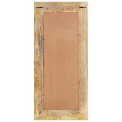 Miroir 50x3x110 cm Bois de manguier massif 