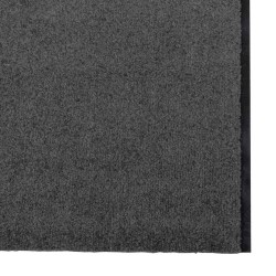 Tapis d'entrée lavable anthracite 120x350 cm 