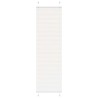 Store plissé blanc 55x200 cm largeur du tissu 54,4 cm polyester 