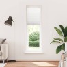 Store plissé blanc 55x200 cm largeur du tissu 54,4 cm polyester 
