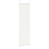 Store plissé blanc 55x200 cm largeur du tissu 54,4 cm polyester 